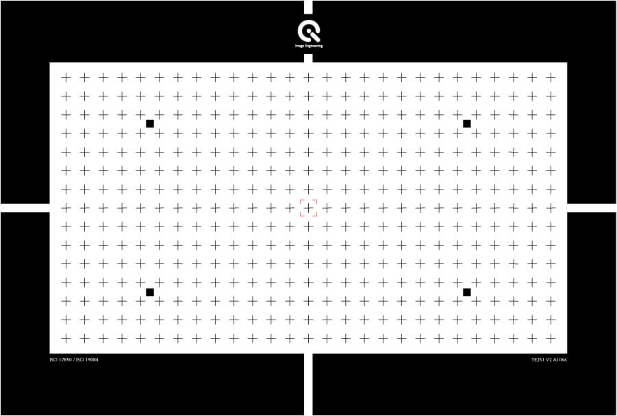 Image 3: TE251 - a cross chart for distortion measurements