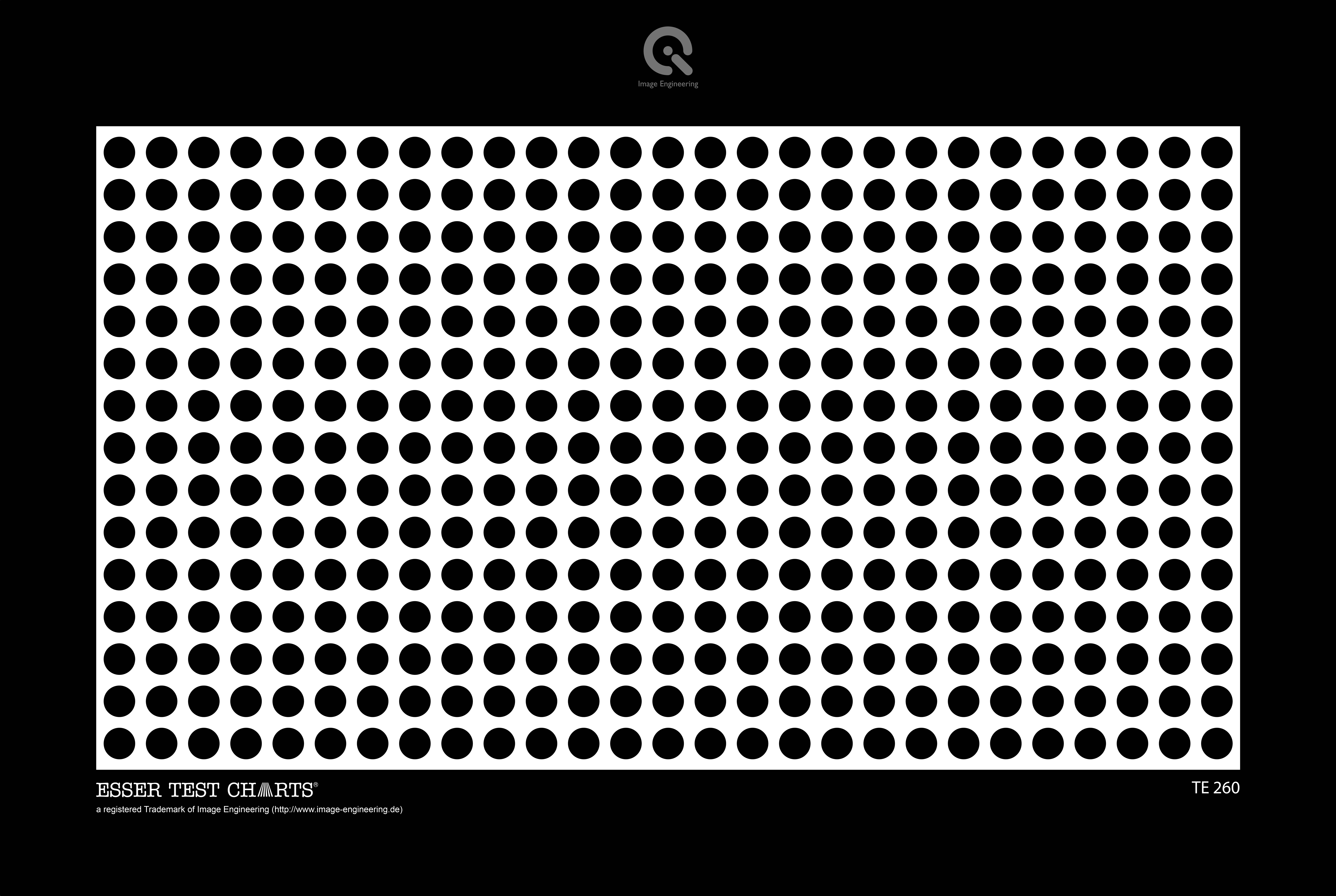 Image 2: TE260 - a dot chart for distortion measurements