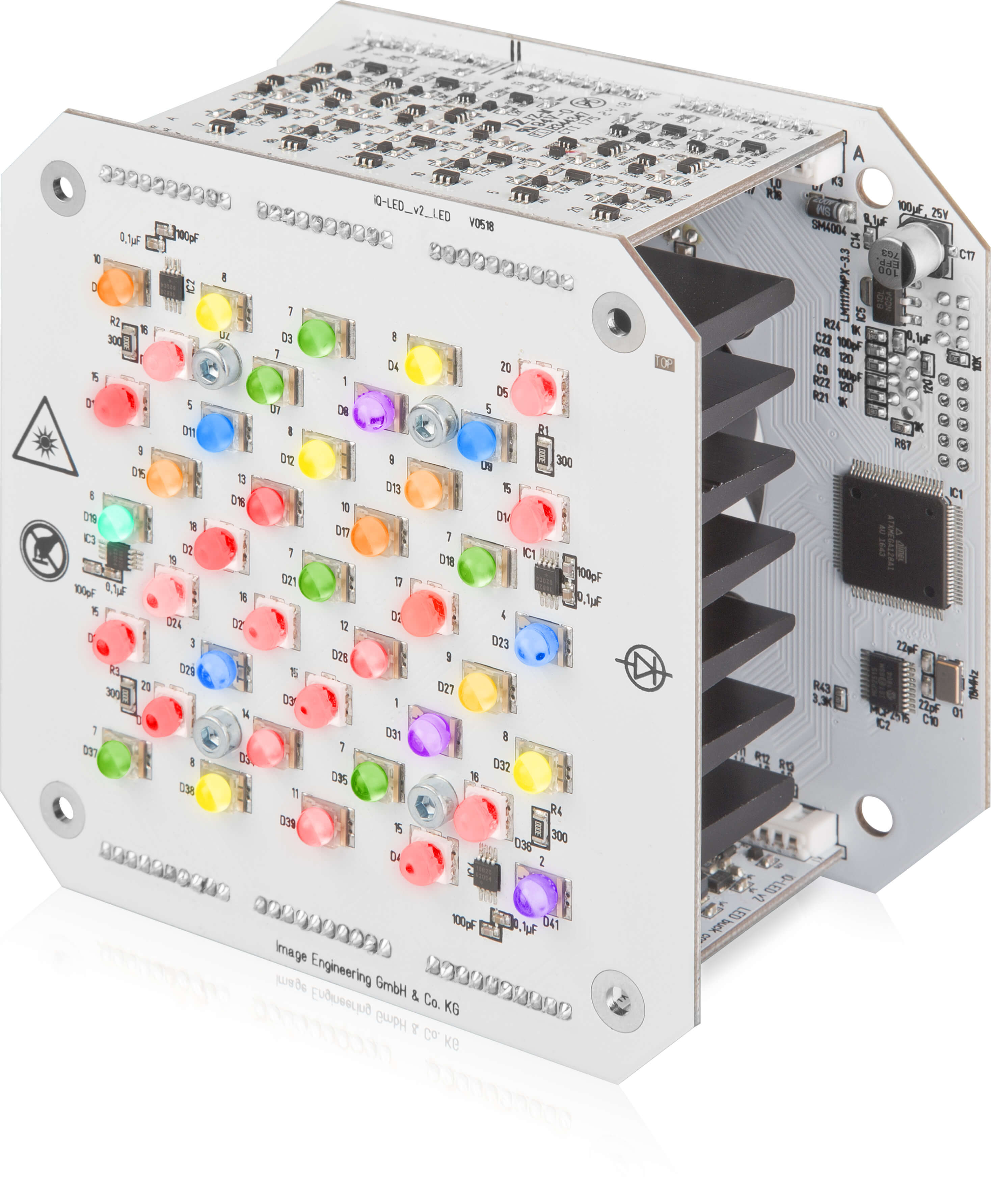 Figure 3: An iQ-LED light source with 41 high-power LEDs