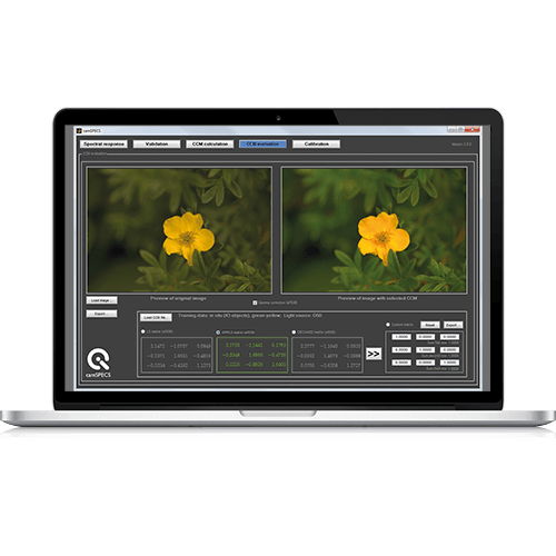 A known spectral measurement from the in-situ database.