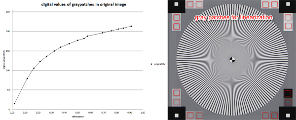 Figure 1. sinusodial Siemens star in original image