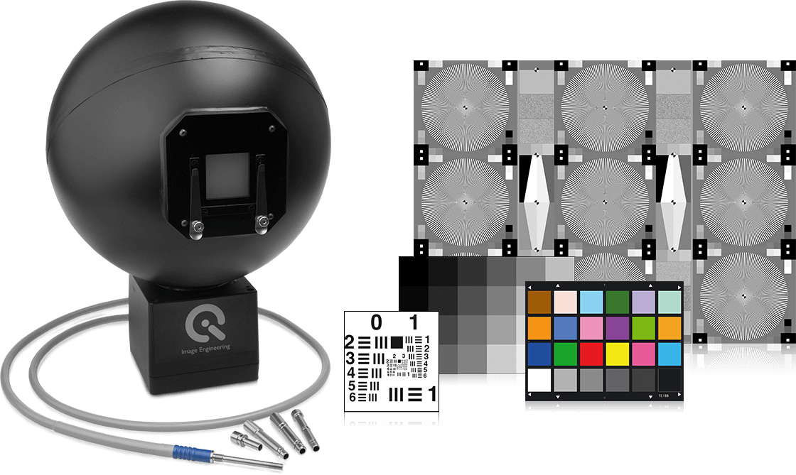 Image quality testing of endoscopic camera testing