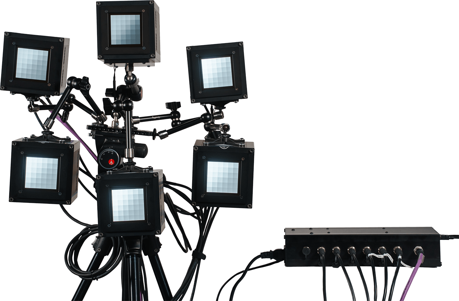 Control up to six light sources