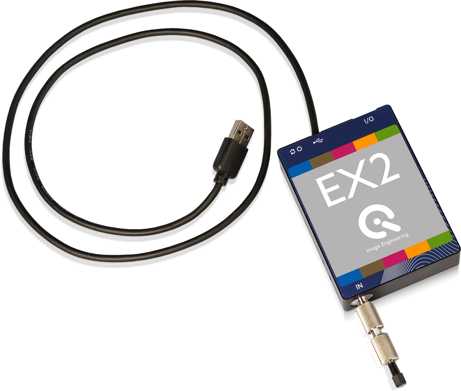 External measuring device for measuring and generating custom spectra