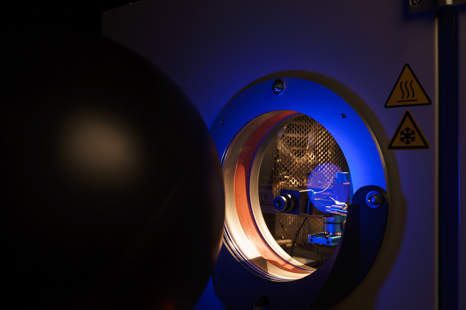 Camera calibration in a temperature-controlled environment