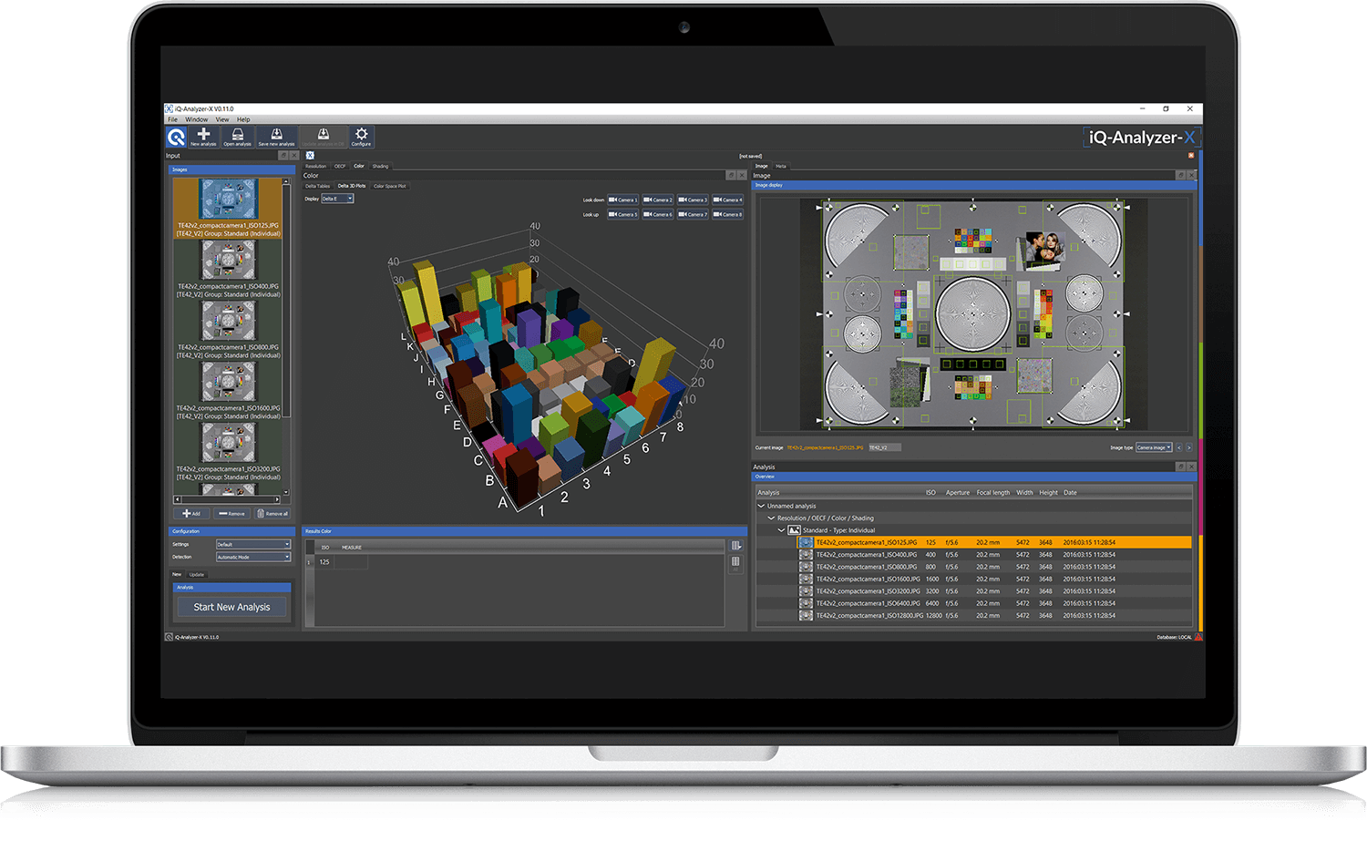 iQ-Analyzer-X color analysis