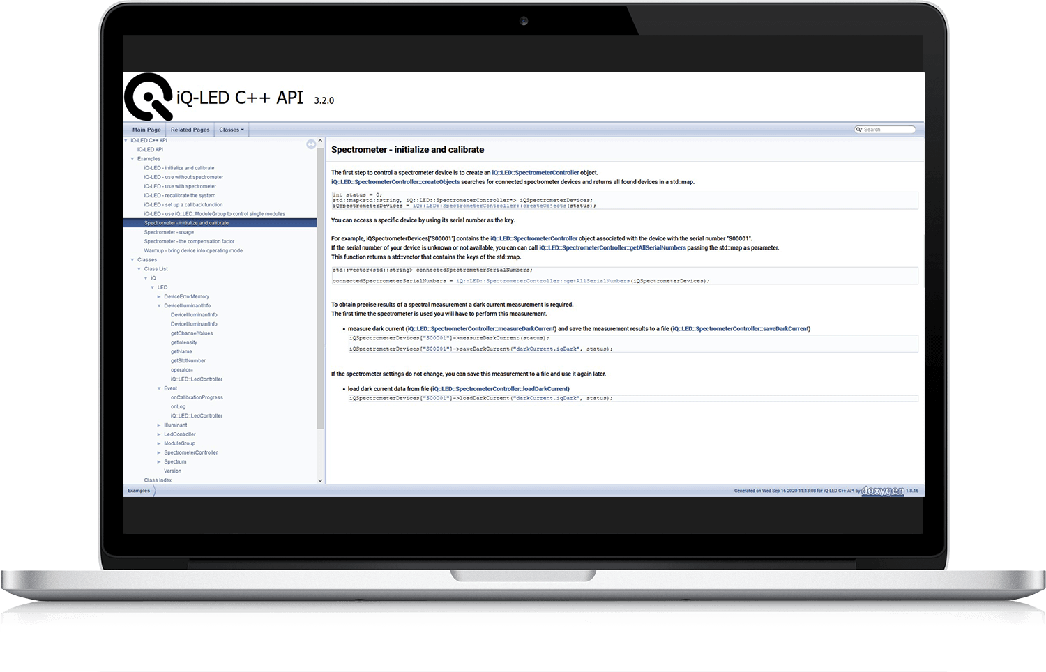 iQ-LED API